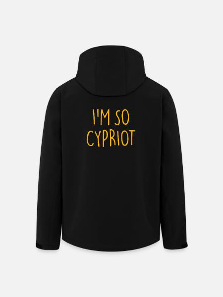 I'M SO CYPRIOT Cyprus - Men’s Recycled Softshell Jacket by Stanley/Stella - black