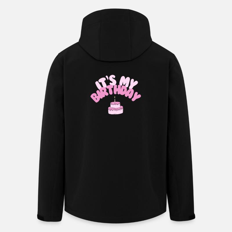 It’s My Birthday Shirt | Geburtstag mit Kuchen - Recycelte Männer Softshell-Jacke von Stanley/Stella - Schwarz