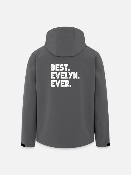 Best Evelyn Ever Gift Saying - Men’s Recycled Softshell Jacket by Stanley/Stella - black