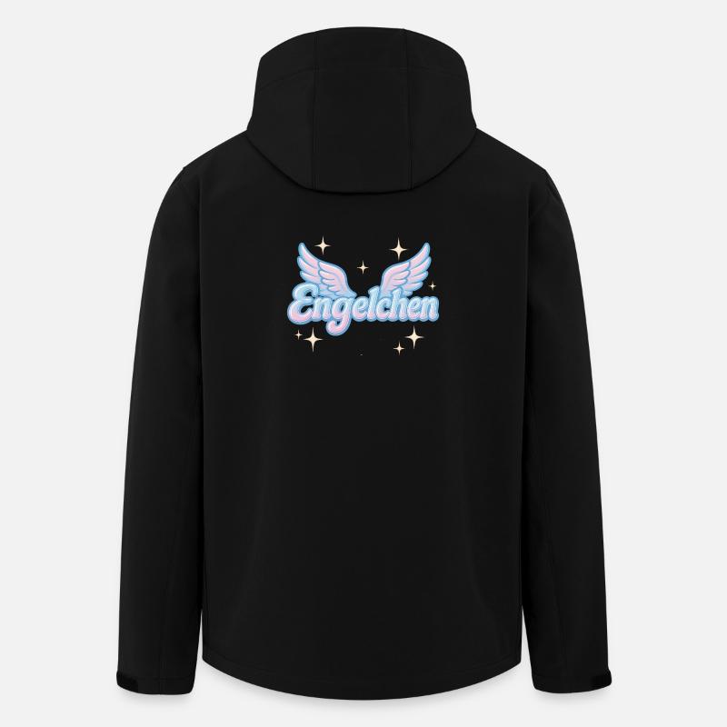 Engelchen / y2k statement spitzname design - Recycelte Männer Softshell-Jacke von Stanley/Stella - Schwarz
