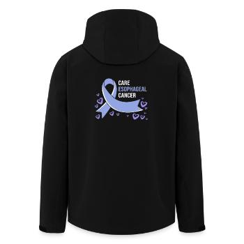Krebs Speiseröhre Chemo Krebs-Überlebender - Recycelte Männer Softshell-Jacke von Stanley/Stella - Schwarz - Hinten - AI Model Male 185 light (185cm)