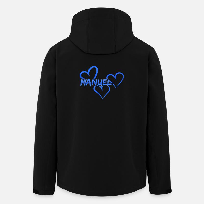 Manuel Manuel - Recycelte Männer Softshell-Jacke von Stanley/Stella - Schwarz