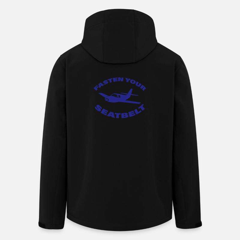 FASTEN YOUR SEATBELT - Recycelte Männer Softshell-Jacke von Stanley/Stella - Schwarz