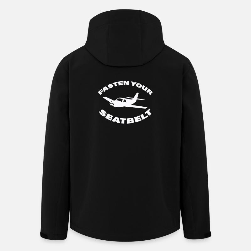 FASTEN YOUR SEATBELT - Recycelte Männer Softshell-Jacke von Stanley/Stella - Schwarz