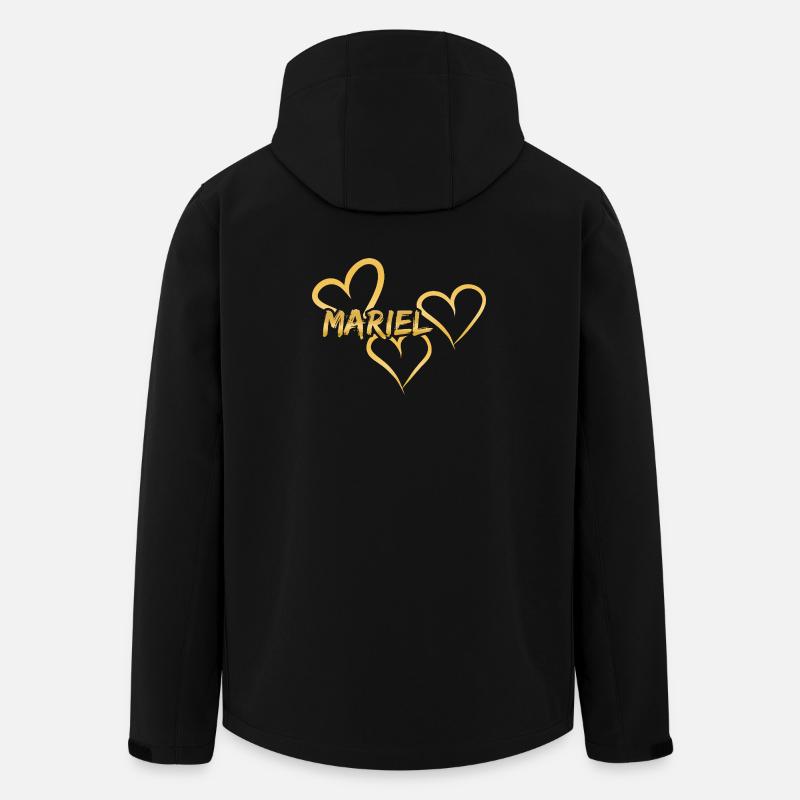 Geschenk für Mariel - Recycelte Männer Softshell-Jacke von Stanley/Stella - Schwarz