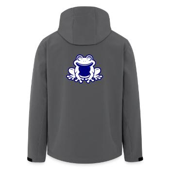 Toad Comic Frog - Men’s Recycled Softshell Jacket by Stanley/Stella - black - Back - AI Model Male 185 light (185cm)