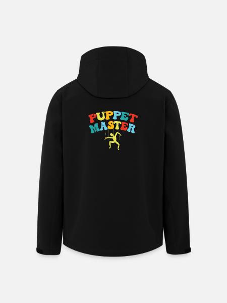 Puppet Master Swing Art - Men’s Recycled Softshell Jacket by Stanley/Stella - black