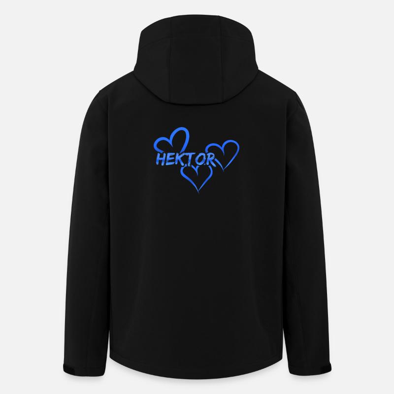 Hektor als Vorname - Recycelte Männer Softshell-Jacke von Stanley/Stella - Schwarz