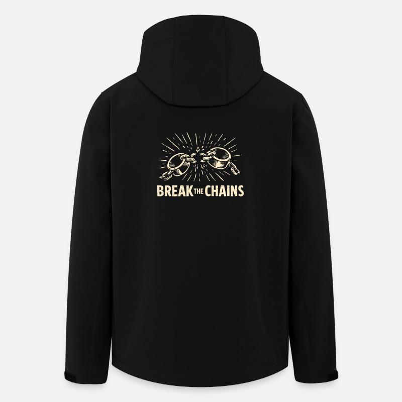 Motivation Break The Chains - Veste softshell homme en polyester recyclé Stanley/Stella - noir