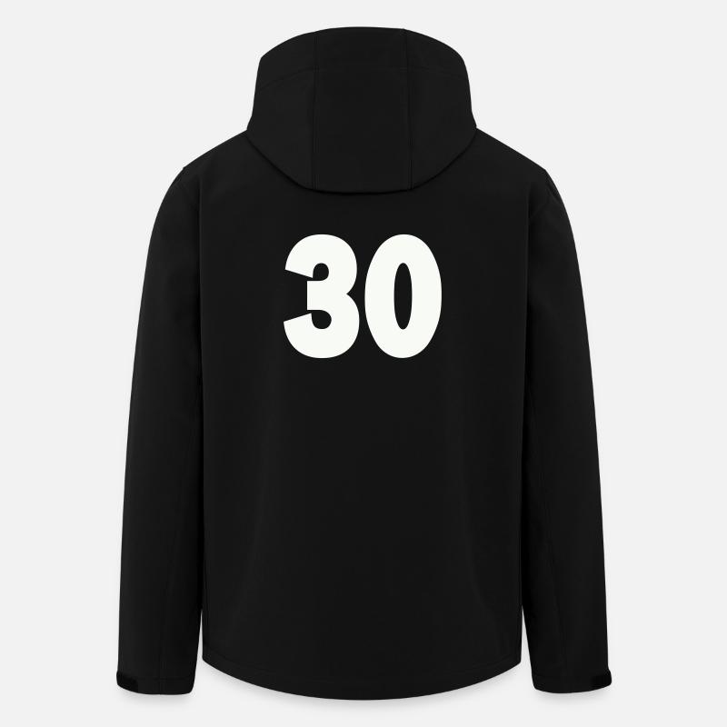 30- - Recycelte Männer Softshell-Jacke von Stanley/Stella - Schwarz