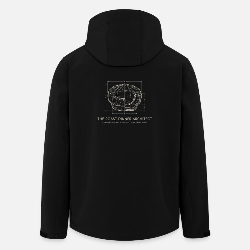 Bratendinner-Architekt – Yorkshire Pudding - Recycelte Männer Softshell-Jacke von Stanley/Stella - Schwarz