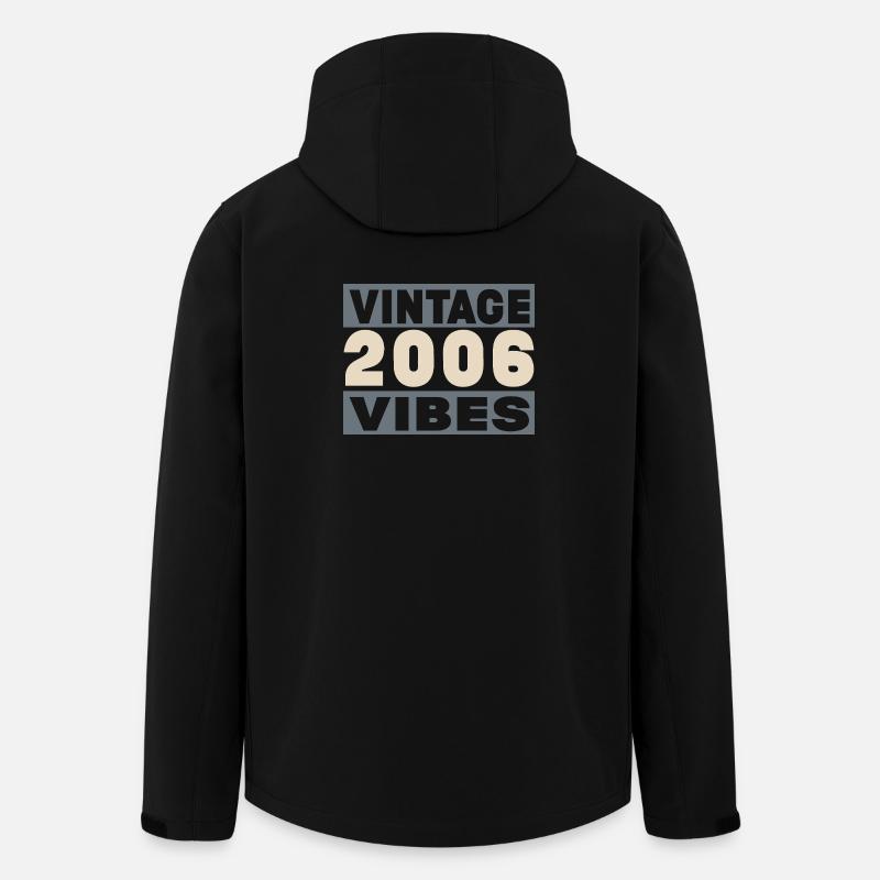 anniversaire 2006 - 20 ans - Veste softshell homme en polyester recyclé Stanley/Stella - noir