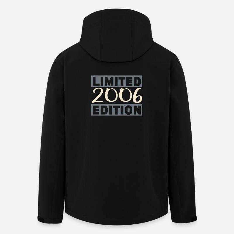 Millésime 2006, Cadeau D'anniversaire 20 Ans - Veste softshell homme en polyester recyclé Stanley/Stella - noir