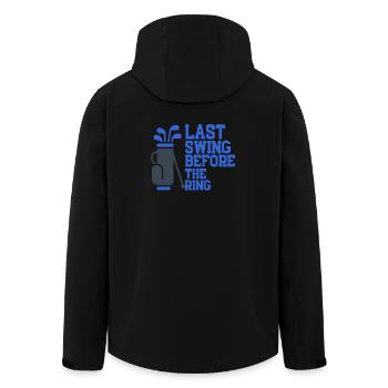 Dernier coup avant le ring - Veste softshell homme en polyester recyclé Stanley/Stella - noir - Dos - AI Model Male 185 light (185cm)