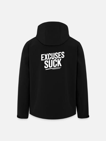 Les excuses sont nulles - Veste softshell homme en polyester recyclé Stanley/Stella - noir