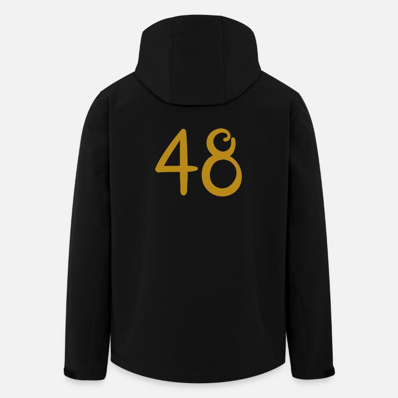 48 - Recycelte Männer Softshell-Jacke von Stanley/Stella - Schwarz