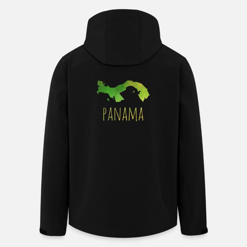 panama - Veste softshell homme en polyester recyclé Stanley/Stella - noir