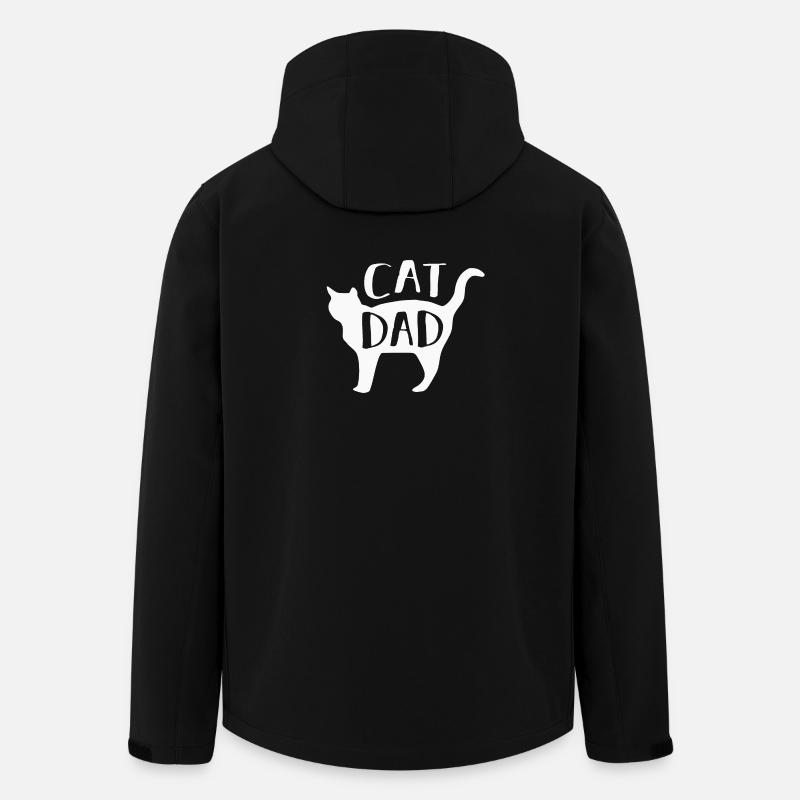 Chats Chats - Veste softshell homme en polyester recyclé Stanley/Stella - noir