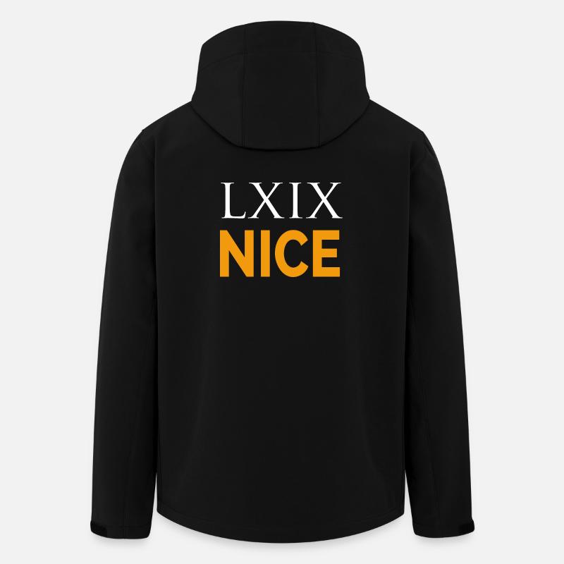 LXIX auf Latein - Recycelte Männer Softshell-Jacke von Stanley/Stella - Schwarz