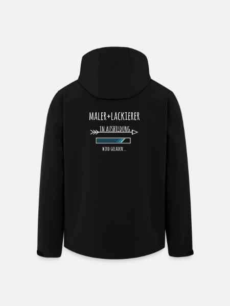 Maler und Lackierer Ausbildung Beruf - Recycelte Männer Softshell-Jacke von Stanley/Stella - Schwarz