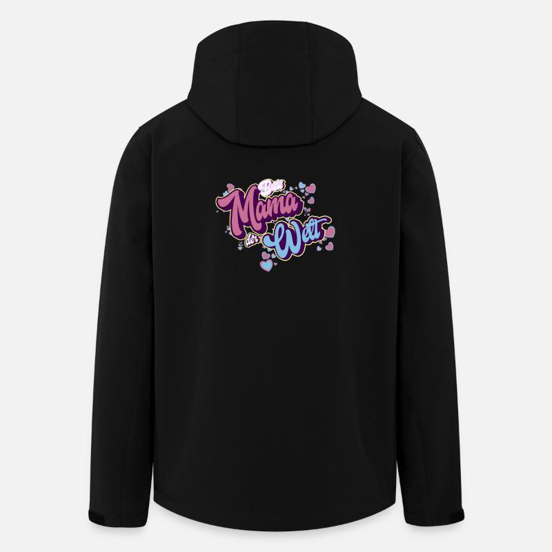Beste Mama Der Welt - Recycelte Männer Softshell-Jacke von Stanley/Stella - Schwarz