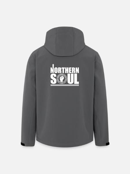 Northern Soul - Keep The Faith - Men’s Recycled Softshell Jacket by Stanley/Stella - black