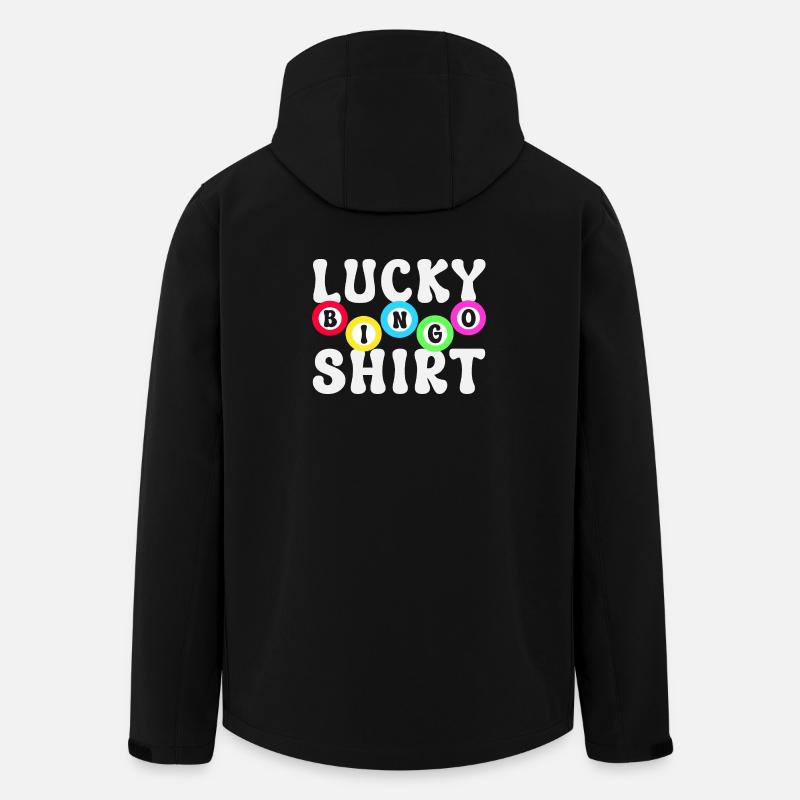 Joueurs de bingo Bingo - Veste softshell homme en polyester recyclé Stanley/Stella - noir