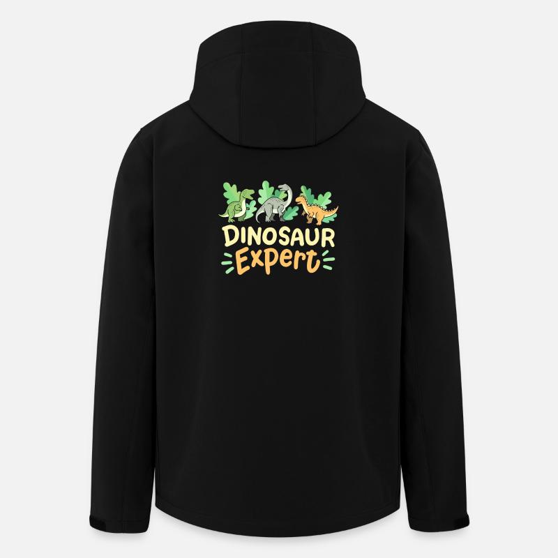 Dinosaurierliebhaber Dinosaurierexperte - Recycelte Männer Softshell-Jacke von Stanley/Stella - Schwarz