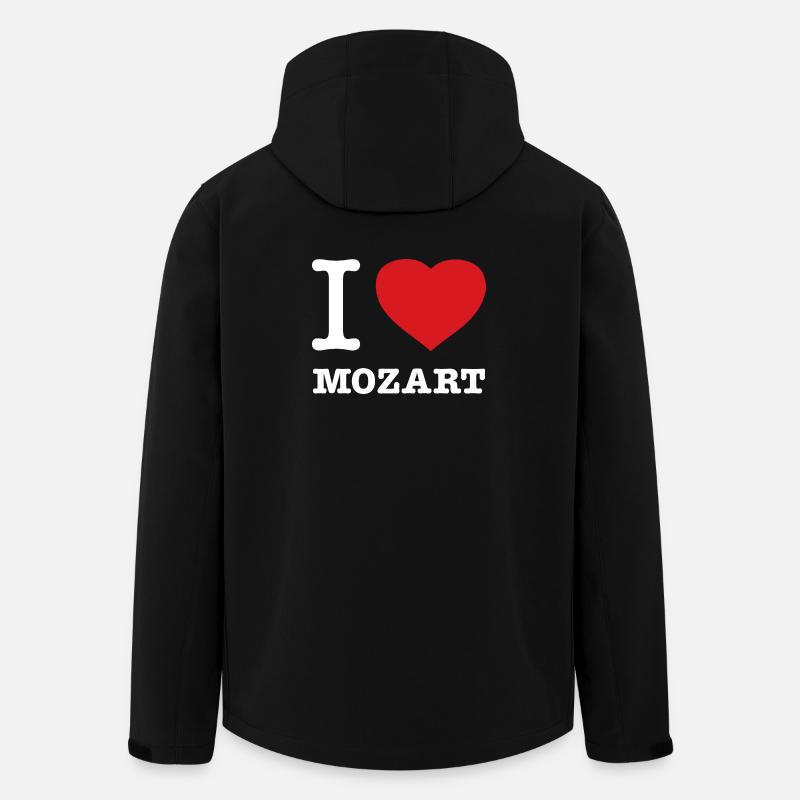 J’ADORE MOZART - Veste softshell homme en polyester recyclé Stanley/Stella - noir