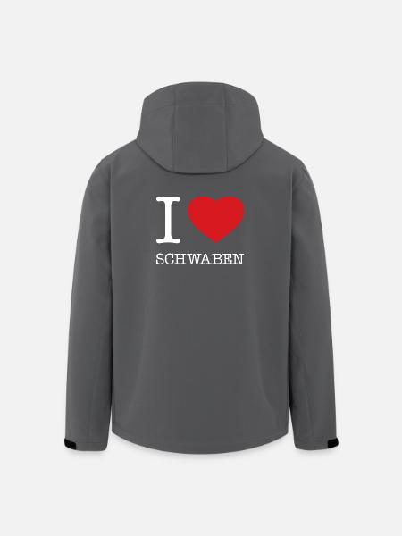 J’ADORE LES SOUABES - Veste softshell homme en polyester recyclé Stanley/Stella - noir