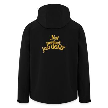 Pas parfait, juste de l’OR - Veste softshell homme en polyester recyclé Stanley/Stella - noir - Dos - AI Model Male 185 light (185cm)