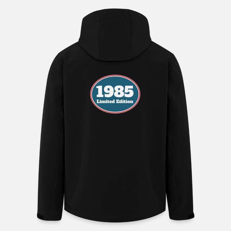 Édition limitée 1985 - Veste softshell homme en polyester recyclé Stanley/Stella - noir