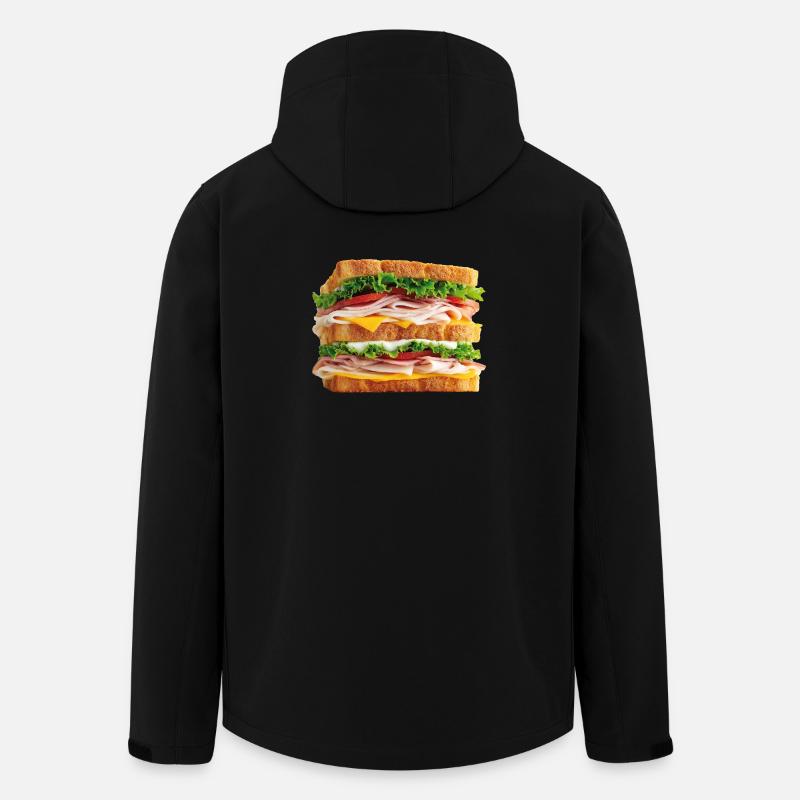 Sandwich - Veste softshell homme en polyester recyclé Stanley/Stella - noir