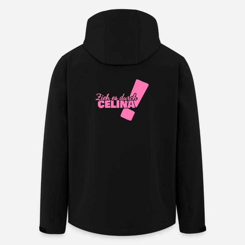 Vorname Celina - Recycelte Männer Softshell-Jacke von Stanley/Stella - Schwarz