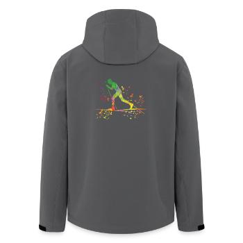 Ski de fond Ski de fond - Veste softshell homme en polyester recyclé Stanley/Stella - noir - Dos - AI Model Male 185 light (185cm)