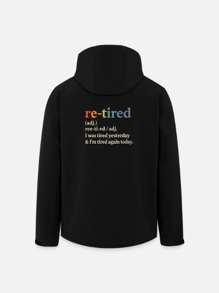 Ruhestand Rente Definition Rentner Humor Lustig - Recycelte Männer Softshell-Jacke von Stanley/Stella - Schwarz