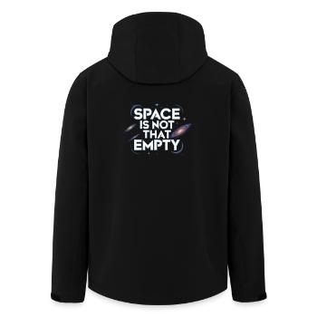 Astronom Galaxy Outerspace Universe Astronomie - Recycelte Männer Softshell-Jacke von Stanley/Stella - Schwarz - Hinten - AI Model Male 185 light (185cm)