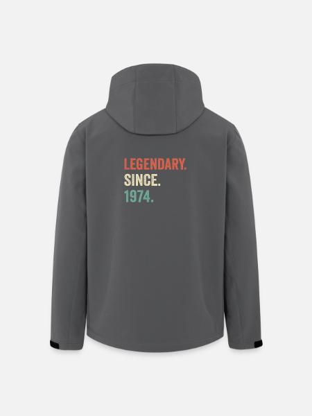 legendary since 1974 - Men’s Recycled Softshell Jacket by Stanley/Stella - black