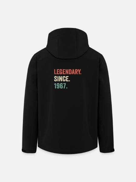 legendary since 1967 - Men’s Recycled Softshell Jacket by Stanley/Stella - black