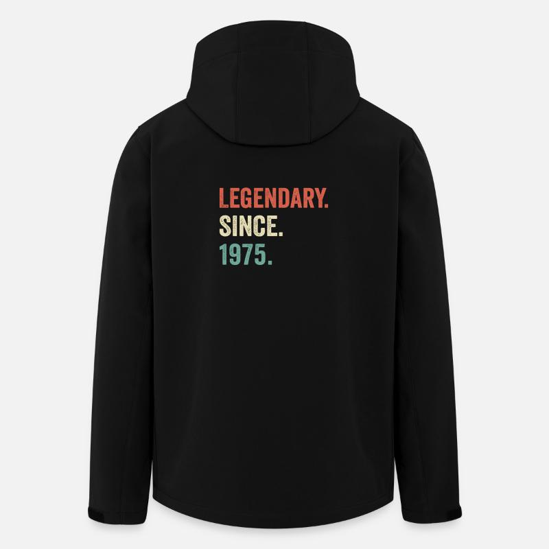legendär seit 1975 - Recycelte Männer Softshell-Jacke von Stanley/Stella - Schwarz