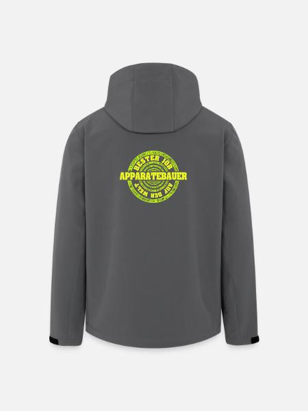 Geschenk für Apparatebauer - Recycelte Männer Softshell-Jacke von Stanley/Stella - Schwarz