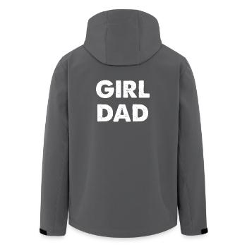 fille papa - Veste softshell homme en polyester recyclé Stanley/Stella - charbon - Dos - AI Model Male 185 light (185cm)