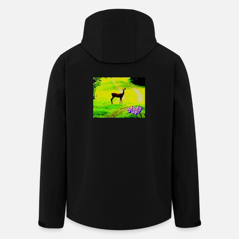 whats up - Men’s Recycled Softshell Jacket by Stanley/Stella - black
