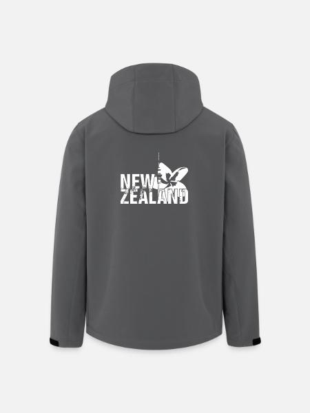 New Zealand - Recycelte Männer Softshell-Jacke von Stanley/Stella - Schwarz