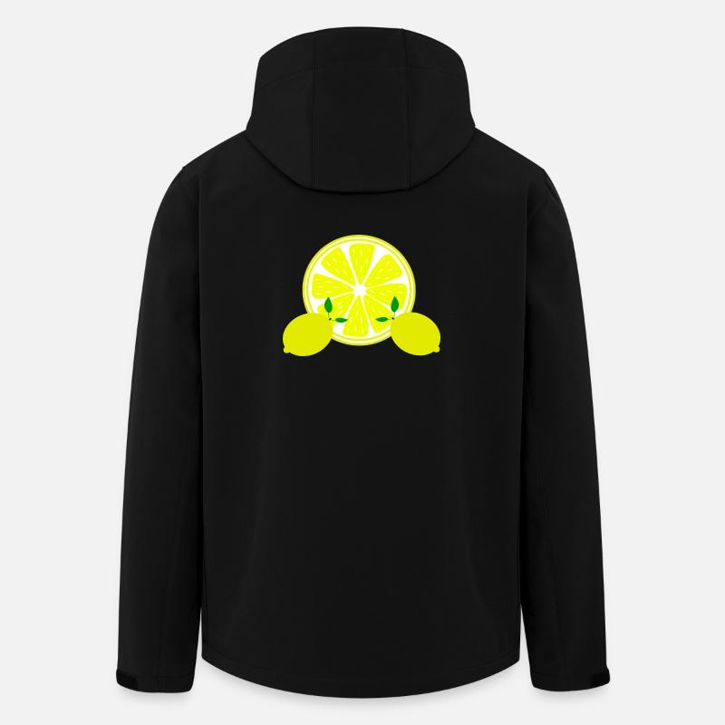 Zitrone Limone Limette - Recycelte Männer Softshell-Jacke von Stanley/Stella - Schwarz