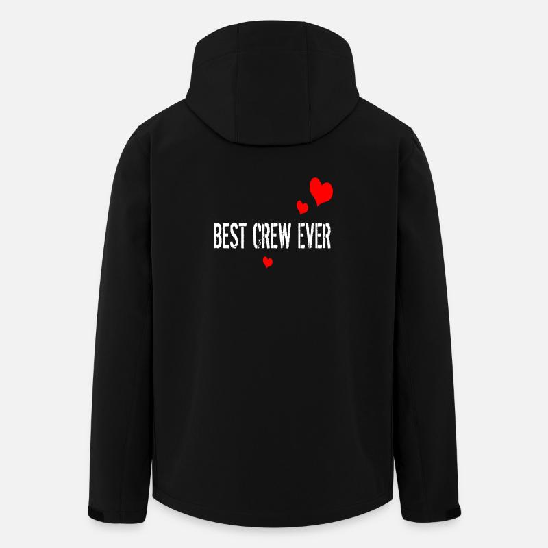BEST CREW EVER - Recycelte Männer Softshell-Jacke von Stanley/Stella - Schwarz