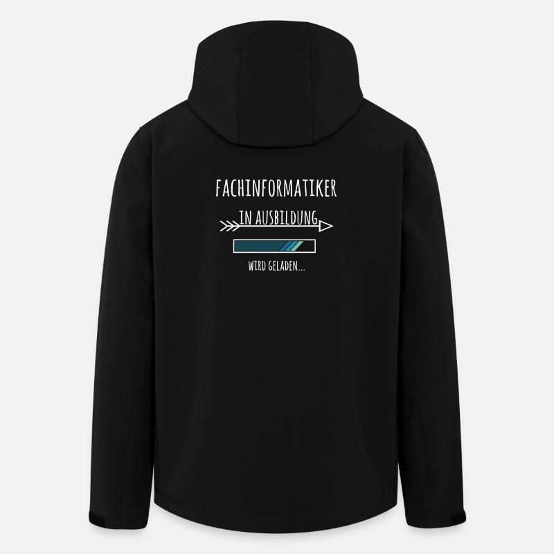 Fachinformatiker Ausbildung Beruf - Recycelte Männer Softshell-Jacke von Stanley/Stella - Schwarz