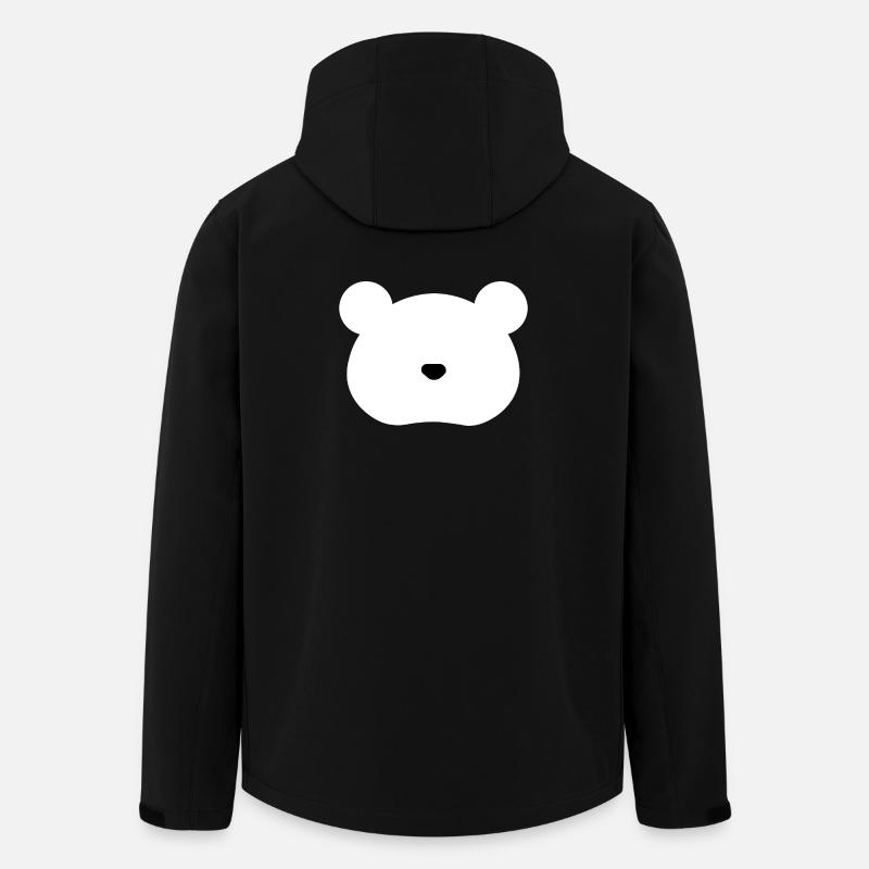 Polar Bear - Men’s Recycled Softshell Jacket by Stanley/Stella - black