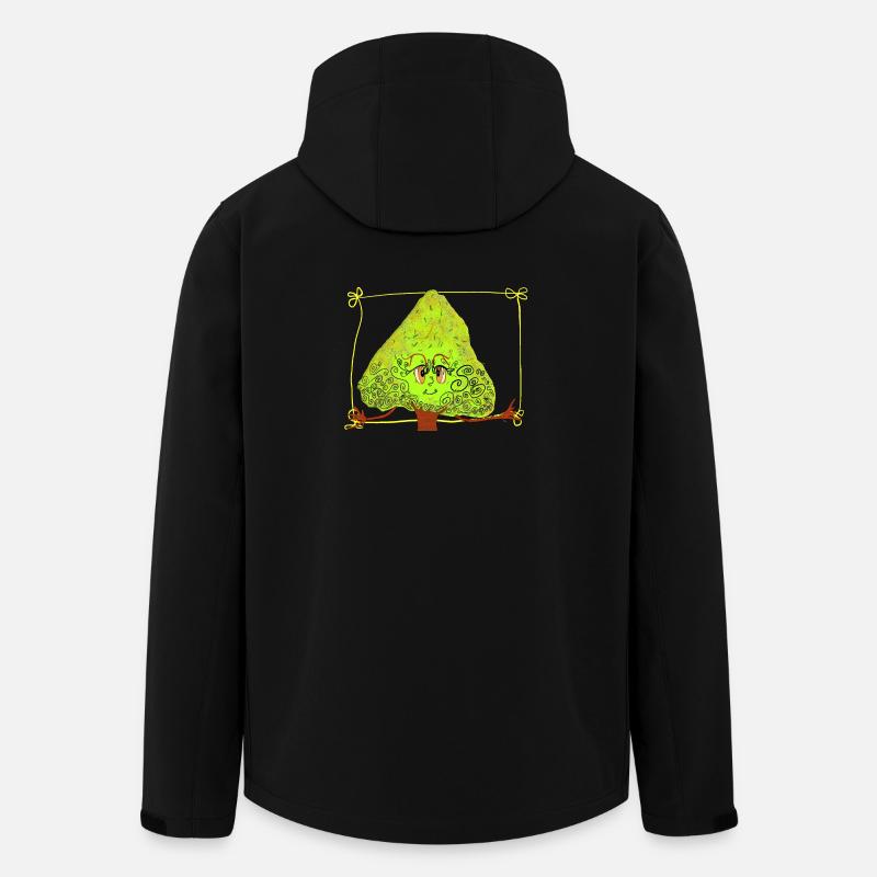 Fantastischer Baum mit Streuseln - Recycelte Männer Softshell-Jacke von Stanley/Stella - Schwarz