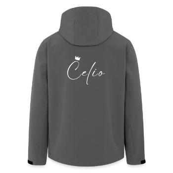 Celio Name König T-Shirt Geschenk Männer - Recycelte Männer Softshell-Jacke von Stanley/Stella - Schwarz - Hinten - AI Model Male 185 light (185cm)